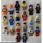 10 NEW LEGO MINIFIG PEOPLE LOT random grab bag of minifigure guys city town set  B01HEOE3CA